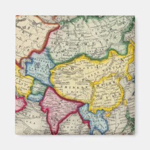 Map Of Asia Magnet
