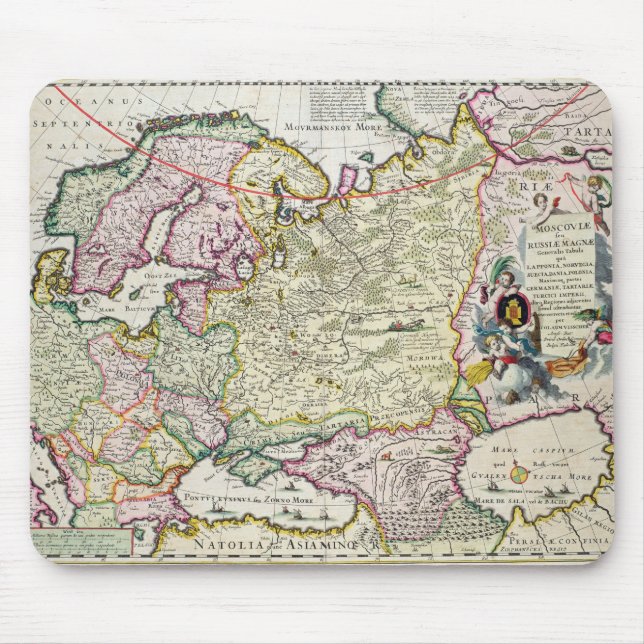 Map of Asia Minor Mouse Mat (Front)