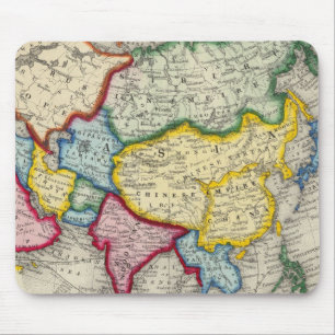 Map Of Asia Mouse Mat