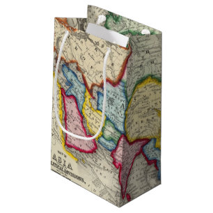 Map Of Asia Small Gift Bag