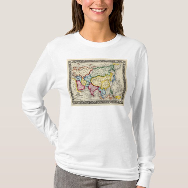Map Of Asia T-Shirt (Front)