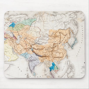 Map of Asia   Time of Kublai Khan Mouse Mat