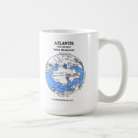 Map of Atlantis - Both Hemispheres - Classic Mug