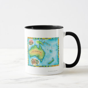 Map of Australia Mug