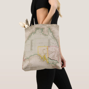 Map of Australia & New Zealand Tote Bag