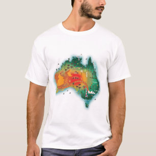 Map Of Australia T-Shirt
