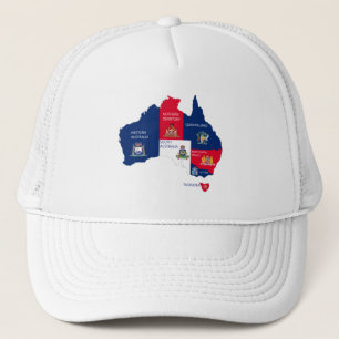 Map of Australia Trucker Hat