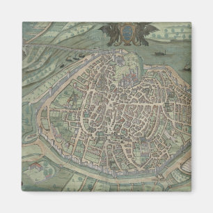 Map of Avignon, from 'Civitates Orbis Terrarum' by Magnet