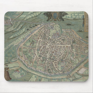 Map of Avignon, from 'Civitates Orbis Terrarum' by Mouse Mat