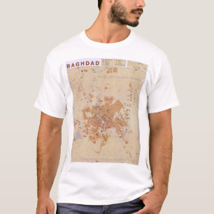 Map of Baghdad, Iraq (2003) T-Shirt