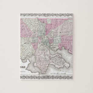 Map of Baltimore Maryland Jigsaw Puzzle