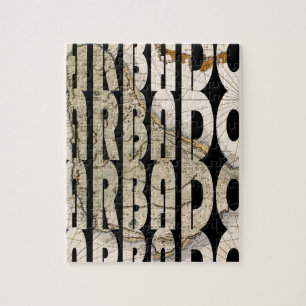 Map of Barbados 1758 Jigsaw Puzzle