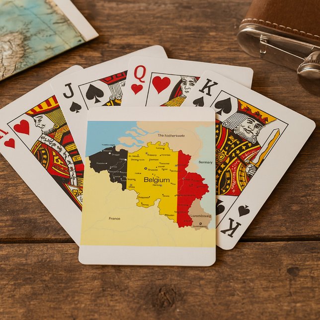 Map Of Belgium Playing Cards (Creator Uploaded)