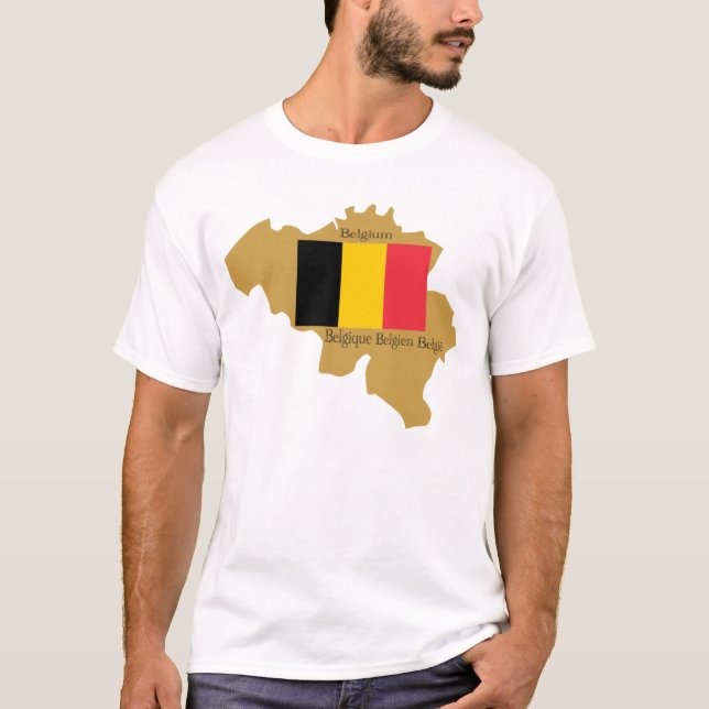 Map of Belgium Shirt (Front)