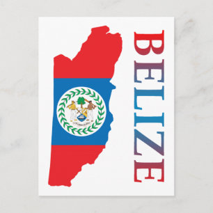 Map Of Belise Postcard