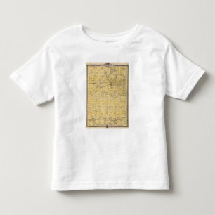 Map of Benton County, State of Iowa Toddler T-Shirt