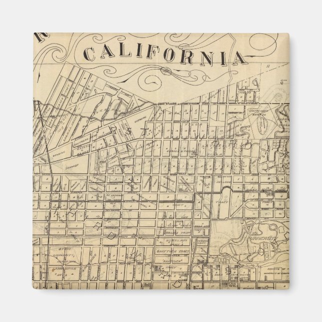 Map of Berkeley, California Magnet (Front)