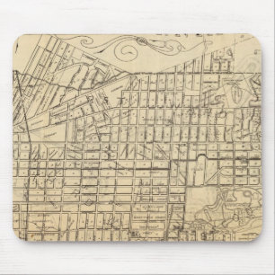 Map of Berkeley, California Mouse Mat