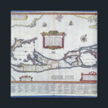 Map of Bermuda Magnet<br><div class="desc">English School's Map of Bermuda (colour engraving) located at a Private Collection.</div>