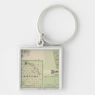 Map of Blackford County with Montpelier Key Ring