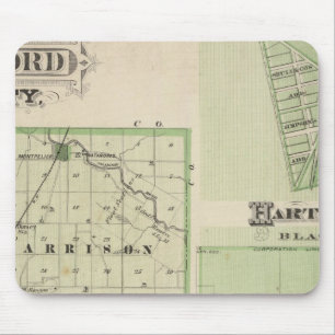 Map of Blackford County with Montpelier Mouse Mat