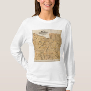 Map of Blue Earth County, Minnesota T-Shirt