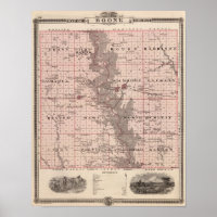 Map of Boone County, State of Iowa