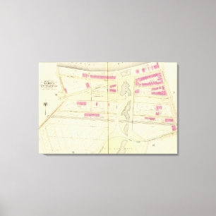 Map of Boston 19 Canvas Print