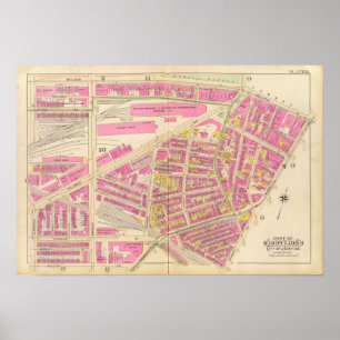 Map of Boston 19 Poster