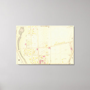 Map of Boston 22 Canvas Print