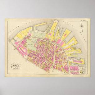 Map of Boston 26 Poster