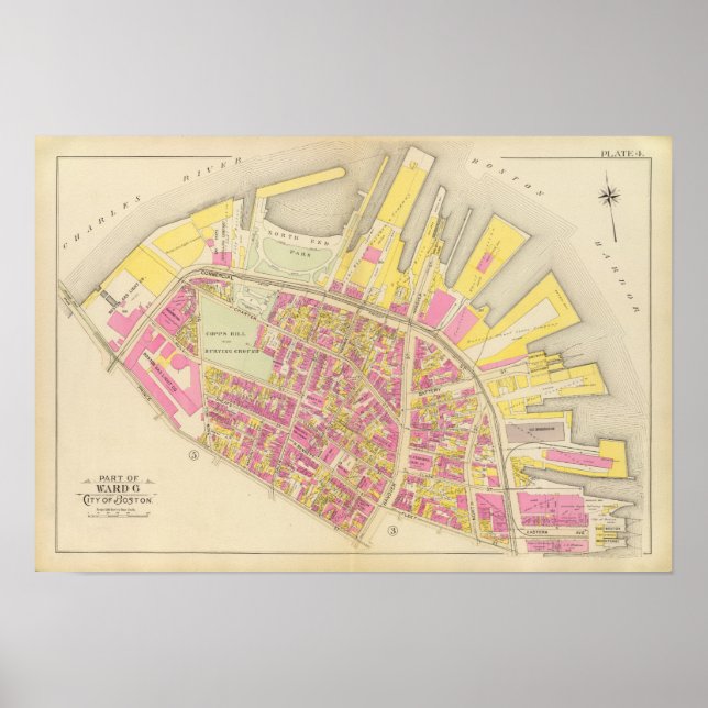 Map of Boston 26 Poster (Front)