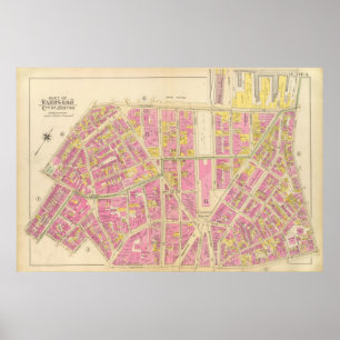 Map of Boston 28 Poster