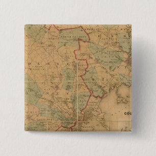 Map Of Boston 2 15 Cm Square Badge