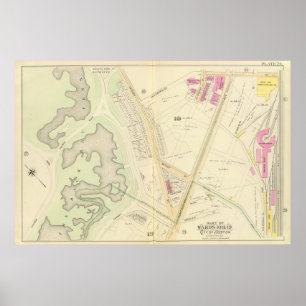 Map of Boston Poster