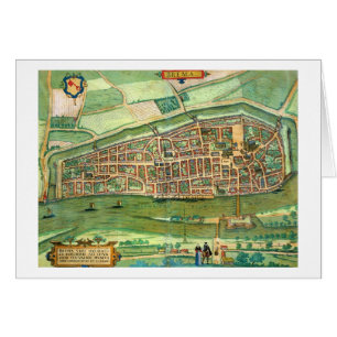 Map of Bremen, from 'Civitates Orbis Terrarum' by