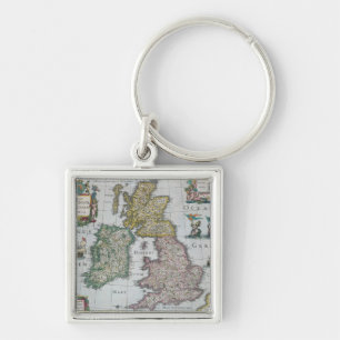 Map of Britain, 1631 Key Ring