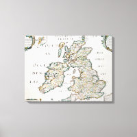 Map of Britain and Ireland, published Paris 1640 (