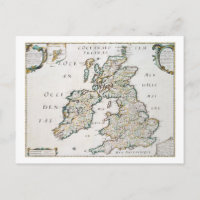 Map of Britain and Ireland, published Paris 1640 (