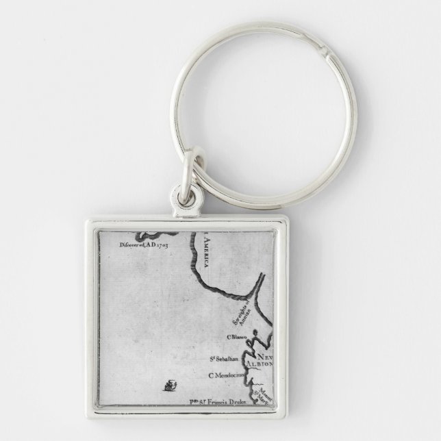 Map of Brobdingnag Key Ring (Front)