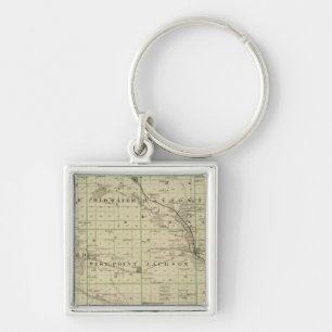 Map of Butler County, State of Iowa Key Ring