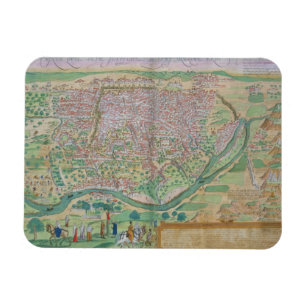 Map of Cairo, from 'Civitates Orbis Terrarum' by G Magnet