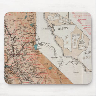 Map of California 2 Mouse Mat