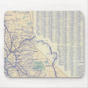 Map of California 4 Mouse Mat