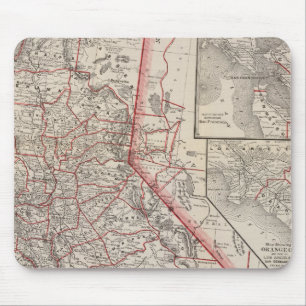 Map of California Mouse Mat