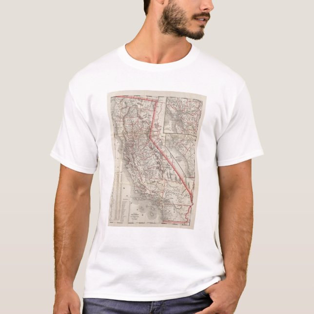 Map of California T-Shirt (Front)