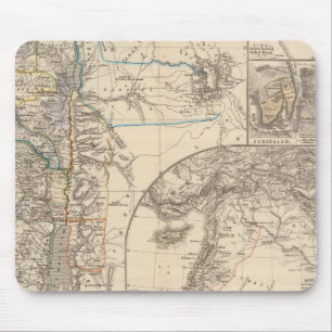 Map of Canaan Mouse Mat