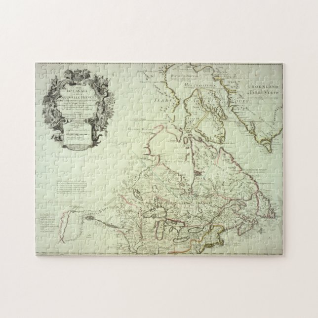 Map of Canada Jigsaw Puzzle (Horizontal)