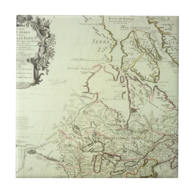 Map of Canada Tile (Front)