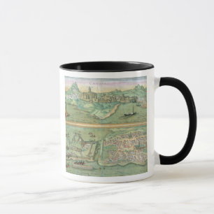 Map of Candia and Corfu, from 'Civitates Orbis Ter Mug